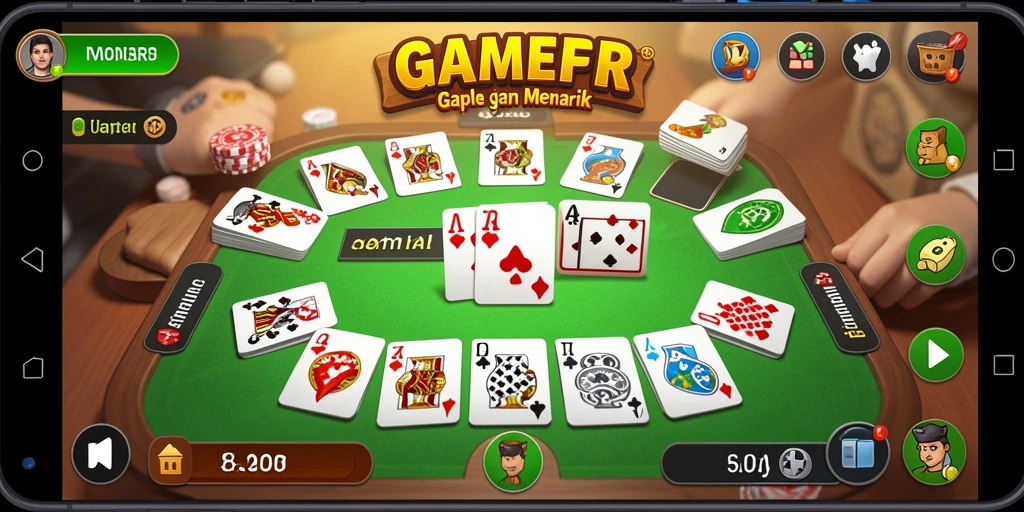 Screenshot GAMERP menampilkan gameplay seru dan antarmuka intuitif.
