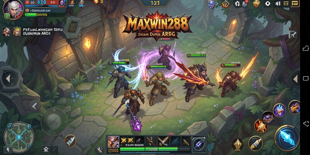 Tampilan gameplay <strong>MAXWIN288</strong> yang dinamis dan mendebarkan dalam dunia ARPG.